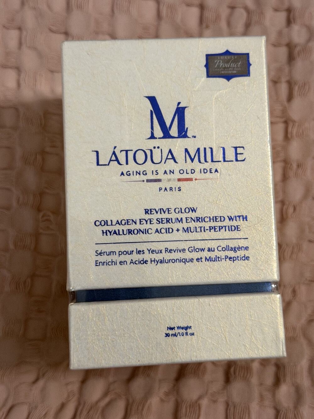 Latoua Mille Revive Glow Collagen Eye Serum Factory Sealed Authentic